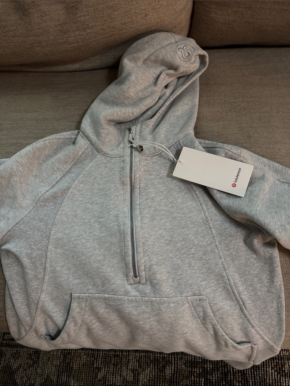 Lululemon Scuba oversized Half zip hoodie